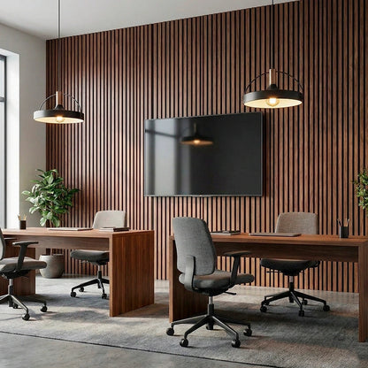 Acoustic Wood Wall Panel — Transform Your Space in Just 30 Minutes - (270cm x 110cm)