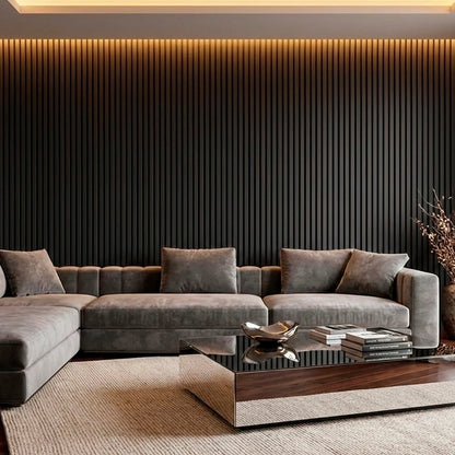 Acoustic Wood Wall Panel — Transform Your Space in Just 30 Minutes - (270cm x 110cm)